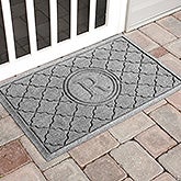 Personalized Monogram AquaShield Molded Doormat - Bombay Monogram - 17708D