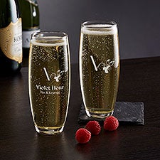 Corporate Personalized Stemless Champagne Flute - 17739