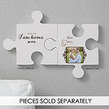 Personalized Romantic Photo Wall Puzzle - Two Names - 17742