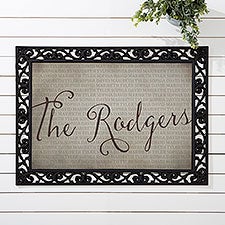 Personalized Family Doormats - Together Forever - 17791
