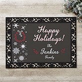 Personalized Christmas Doormats - Wintertime Wishes  - 17795