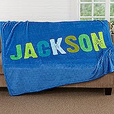 All Mine! Personalized Kids Blankets for Boys - 17805