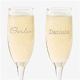 Personalized Classic Celebrations Champagne Glasses - 17832