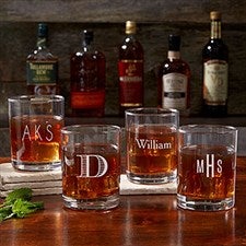 Personalized Old Fashioned Glasses - Classic - 17834