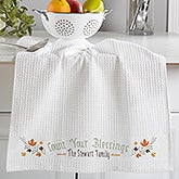 Personalized Kitchen Towels - Count Your Blessings - 17849