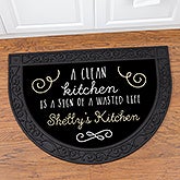 Personalized Kitchen Half Round Doormat  - 17874
