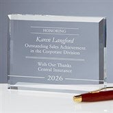 Personalized Achievement Award - Performance Award - 17901