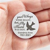 Personalized Pocket Tokens - Memorial Dove - 17908