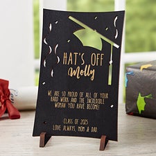 Personalized Wooden Postcards - Graduation Greetings - 17919