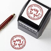 Personalized Teacher Stamps With Words of Encouragement - 17925