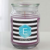 Personalized Candle - Monogram And Name - 17974