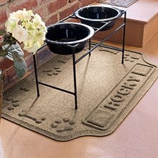 AquaShield Personalized Dog Mat - Canine Cuisine - 18011D