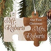 Personalized Wedding Ornament - Mr. & Mrs. - 18030