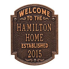 Personalized House Plaque - Family Name - 18034D