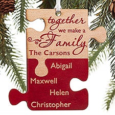 Personalized Family Ornament - Together We Make A Family - 18058