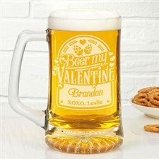 Personalized Beer Mug - Beer My Valentine - 18073