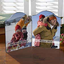 Personalized Photo Plaques - 2 Photos And Text - 18106