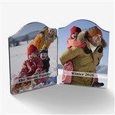 Personalized Photo Plaques - 2 Photos And Text - 18106