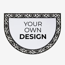 Design Your Own Custom Half Round Doormat - 18115