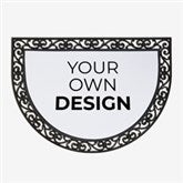 Design Your Own Custom Half Round Doormat - 18115