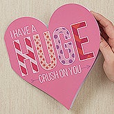 Personalized Greeting Card - Huge Crush On You - 18142