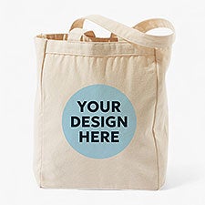 Personalized Logo Canvas Tote Bag - 14quot; x 10quot; - 18174