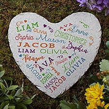 Personalized Garden Stone - Close to Her Heart - 18194