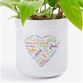 Personalized Flower Pots - Close to Her Heart - 18195