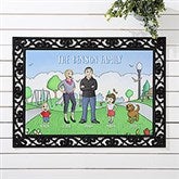 Personalized Doormats - Our Family Characters - 18208