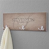 Personalized Coat Rack - Heart of Our Home - 18222