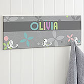 Personalized Coat Rack for Girls - 18225