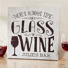 Personalized Wine Wall Art Canvas Prints - 18227