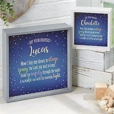 Personalized LED Light Shadow Box - Bedtime Prayer - 18264