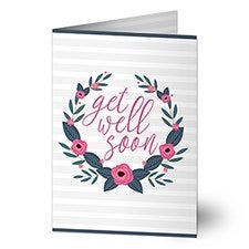 Get Well Soon Personalized Greeting Card - 18356