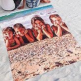Personalized Photo Beach Blanket - 18364