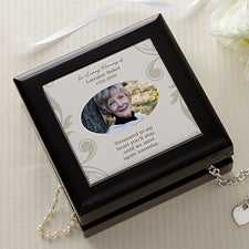 Personalized Photo Jewelry Box - In Loving Memory - 18371