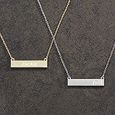 Custom Nameplate Necklaces For Her - 18432