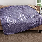 Personalized Sherpa Blanket - Together Forever - 18491