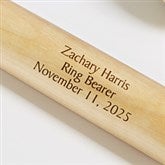 Personalized Mini Baseball Bats - Ring Bearer Gift - 18494