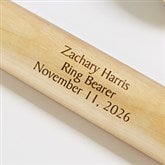 Personalized Mini Baseball Bats - Ring Bearer Gift - 18494