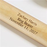 Personalized Mini Baseball Bats - Ring Bearer Gift - 18494