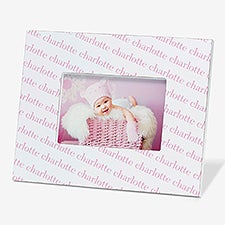 Personalized Baby Frame - Repeating Baby Name - 18503