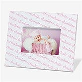 Personalized Baby Frame - Repeating Baby Name - 18503