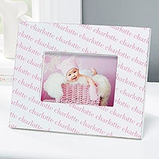 Personalized Baby Frame - Repeating Baby Name - 18503