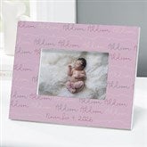 Personalized Modern Baby Girl Picture Frames - 18505