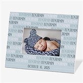 Personalized Modern Baby Boy Picture Frames - 18506