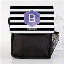 Personalized Lunch Bag - Modern Stripe - 18523