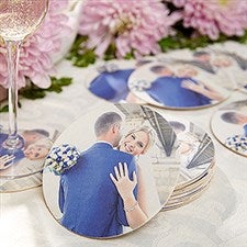 Custom Photo Paper Coasters - 18531