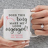 Personalized Engagement Coffee Mugs - 18546