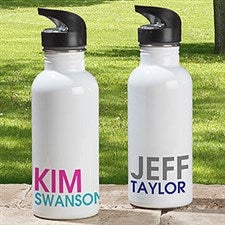 Personalized Water Bottles - Add Any Name - 18555